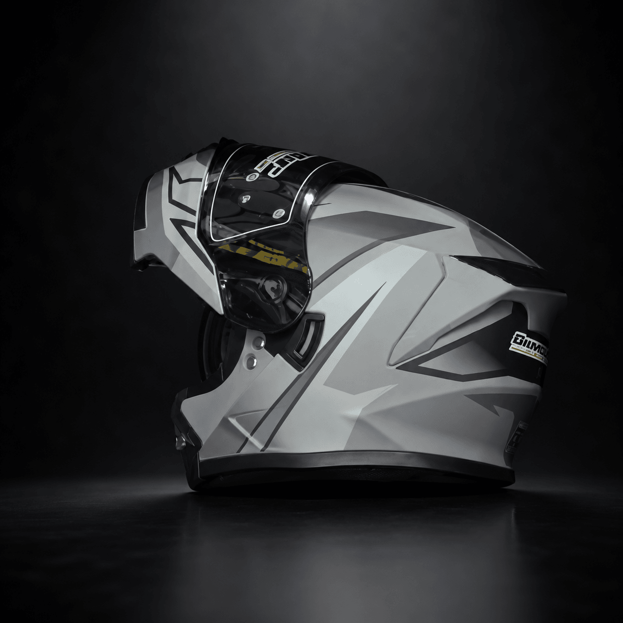 Bilmola - Silver Modular motorcycle helmet