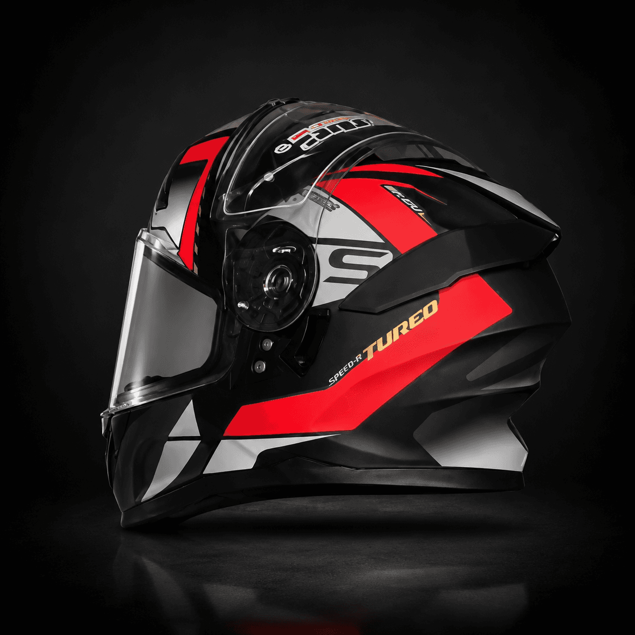 Speed-R Turbo - Red Modular motorcycle helmet