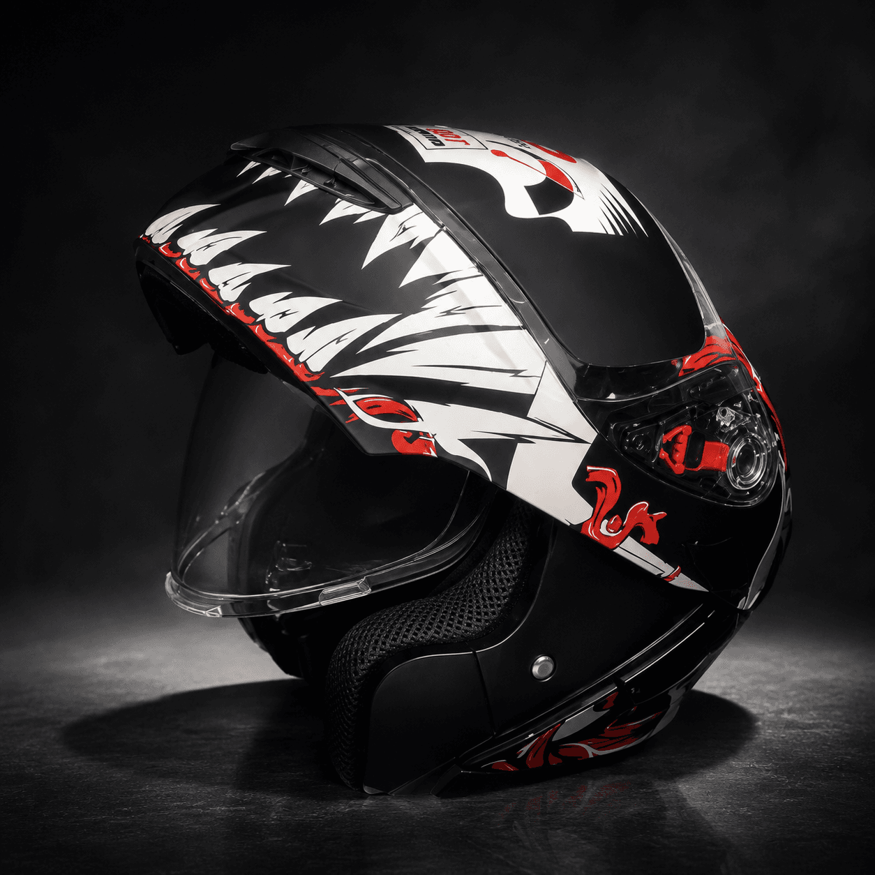Vector Eagle - Red Modular motorcycle helmet